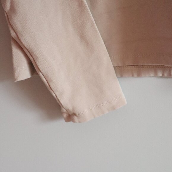 Contemporaine Par Simons Boat Neck Casual Beige M Scoop Back Long Sleeve T-Shirt - Picture 6 of 10